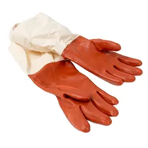 Protective beekeeping gloves for handling honey bees