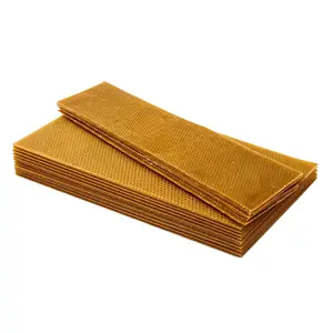 Foundation wax sheets, pure beeswax for apiculture frames and honeycomb development