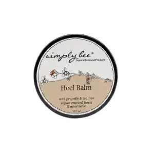 Simply Bee Heel Balm 125ml tin with propolis and tea tree
